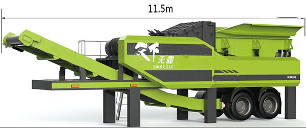 新型“戰(zhàn)斧”I型輪胎式破碎車